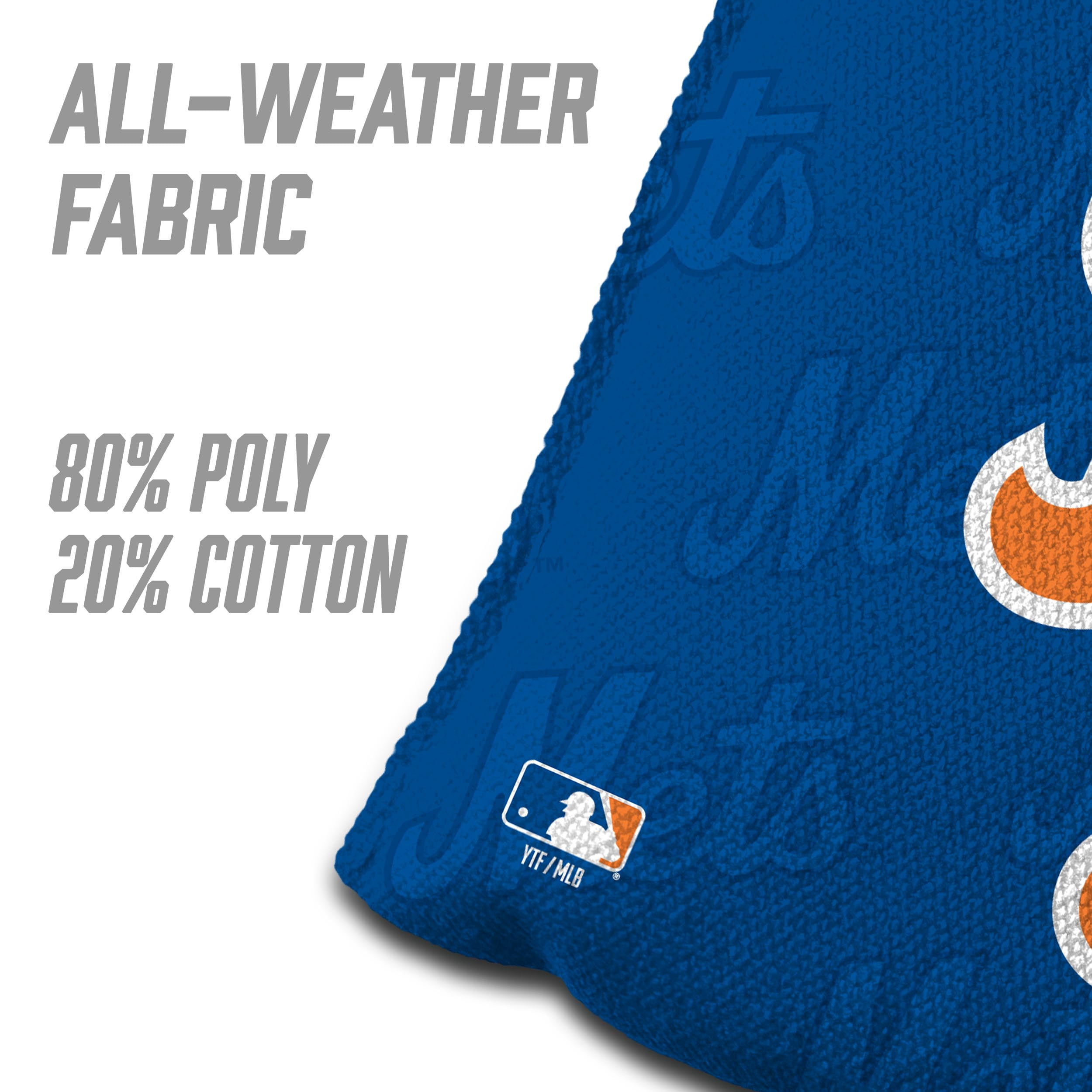 MLB New York Mets Cornhole Bags - 4PK - Blue