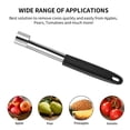 thumbnail image 4 of Fruit Apple Pear Corer Remover Steel Easy Twist Core Seed Remover Pitter Kitchen House Tool, 4 of 9