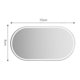 thumbnail image 2 of (oval)Car Sun Visor Mirror, Vehicle Makeup Mirror, Self-Adhesive Vanity Mirror for Truck, SUV, 2 of 5