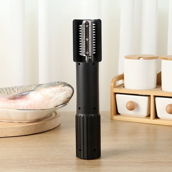 Electric Fish Scaler Portable Waterproof Efficient - Quick Fish Scale Remover for Home Kitchen Seafood Processing Easy to Clean Non-Slip Handle