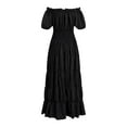 thumbnail image 2 of For Retro Ladies' Long Skirts On Stage Long Dress for Women Fancy Wrap Dresses Wedding Guest Sequin Short Dresses for Women Formal Long Sleeve Long Dress for Women Beaded plus Size Formal Dresses A, 2 of 4