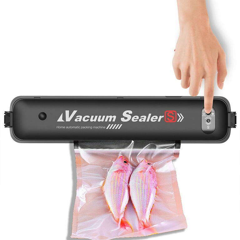 Vacuum Sealer Machine - Food-Vacuum-Sealer Automatic Air Sealing System for  Food Storage Dry and Wet Food Modes LED Indicator Compact Design 11.8 Inch  with 15Pcs Seal Bags Starter Kit (Silver) - Yahoo