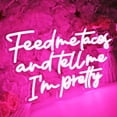 thumbnail image 3 of Letrero LED de neón SYLHOME Pink Feed Me Tacos, 43 x 26 cm, USB, 3 of 9