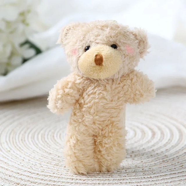 Oso Kawaii, juguetes de peluche, lindo oso Animal, muñeco de peluche, llavero, bolso para niña, colgante, decoración de boda, Día de San Valentín