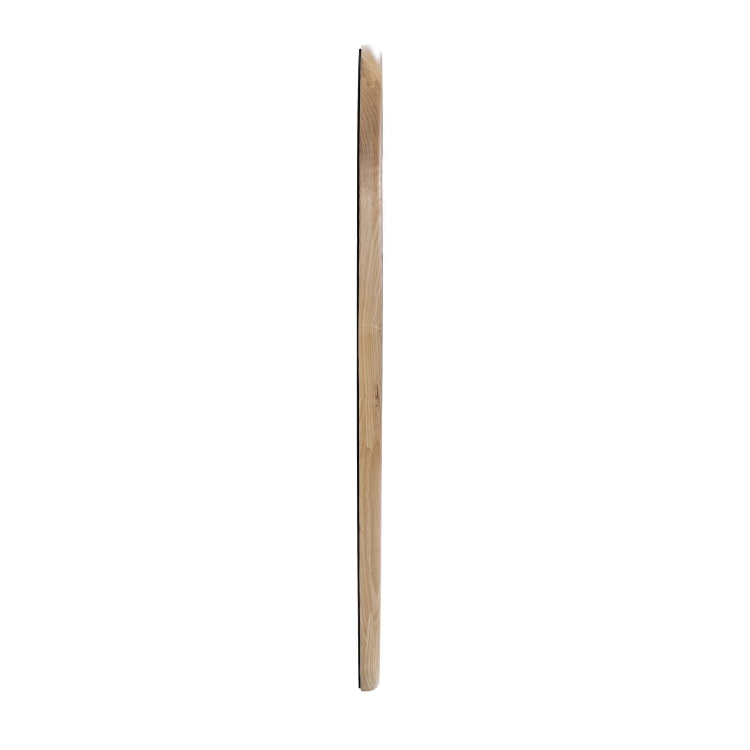 Tyler Dillon Asymmetrical Bleached Oak Wood Framed Wall Mirror