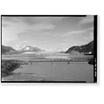 thumbnail image 2 of Historic Framed Print, Copper River & Northwest Railroad, Million Dollar Bridge, Spanning Copper River at Miles Glacier, Cordova vicinity, Valdez-Cordova Census Area, AK, 17-7/8" x 21-7/8", 2 of 9
