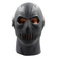 thumbnail image 1 of Máscara de cosplay de látex con destellos negros para Halloween, carnaval y pascua, 1 of 3