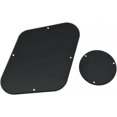 thumbnail image 2 of GFDYREE Solid Black 1 Ply LP Rear Control Plate Switch Plate Cavity Cover For Epiphone Les Paul, 2 of 3