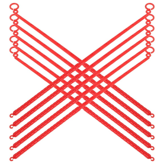 WHAMVOX 10pcs  Festival Lantern Handles Lantern Holding Poles Plastic Lantern Sticks Lantern Accessory