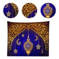 thumbnail image 4 of 1 Pc Eid Tapestry Prime Sturdy Durable Tapestry Background Cloth Hanging Blanket Backdrop for Home Bedroom, 4 of 6