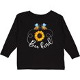 thumbnail image 3 of Inktastic Bee Kind Bees and Sunflower Boys or Girls Long Sleeve Toddler T-Shirt, 3 of 5