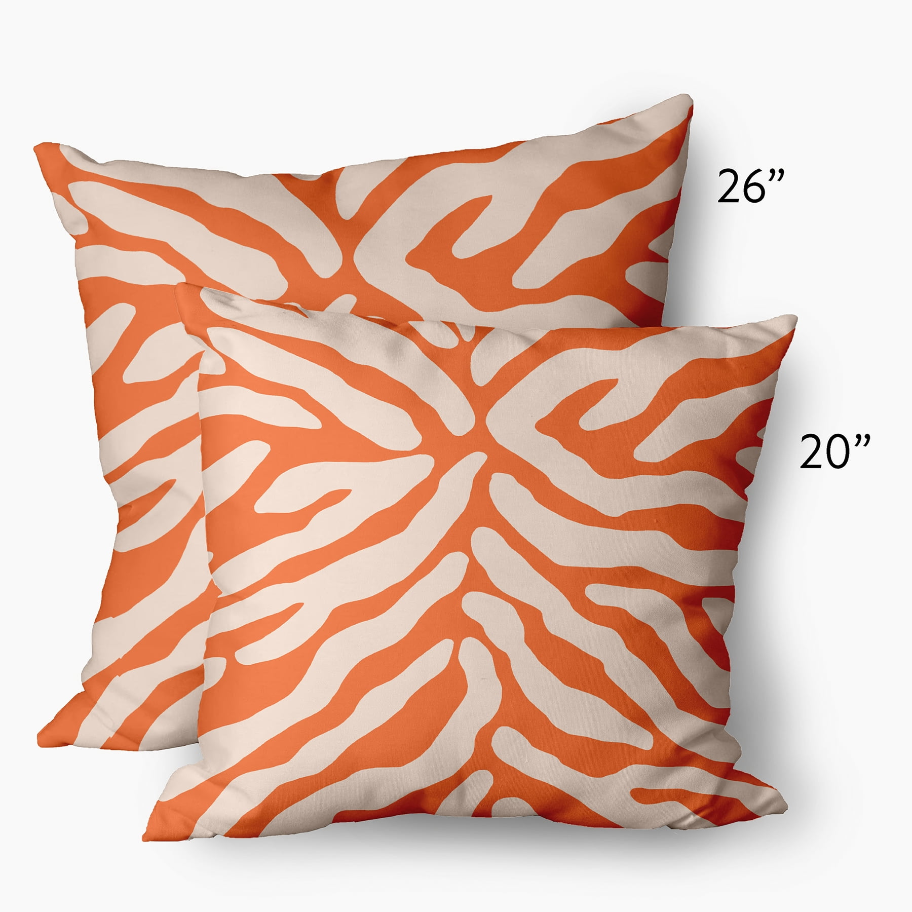 20" x 20" Simply Daisy Animal Stripe Decorative Throw Pillow