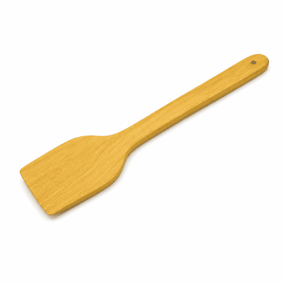 Handcrafted Wooden Turner Spatula, Natural Wood Flat Spatula for Cooking, Flipping, Stirring & Serving, Non-Stick Kitchen Utensil