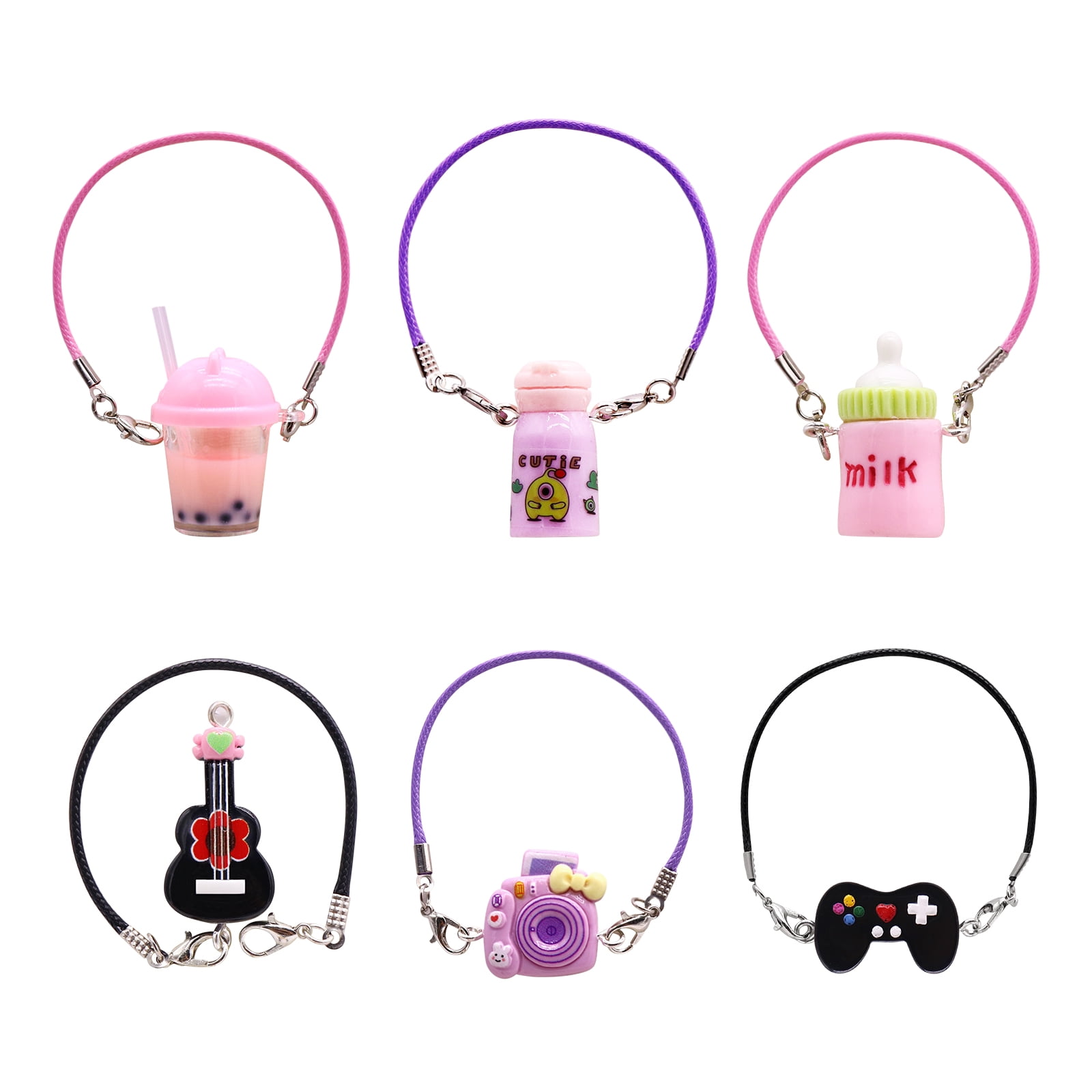 5-Pack Clothes Set Designed for Labubu Clothes with Accessories Set, Includes 6 Mini Accessories, Display Bag, Clothes Rack, Headphones, Camera, Sunglasses, Shoes Accessories for Labubu - Style B