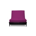 thumbnail image 2 of Premium Cotton/Polyester Futon Cover by Prestige Furnishings - Solid Collection - Solid Purple - Cot Size (30" x 75"), 2 of 6