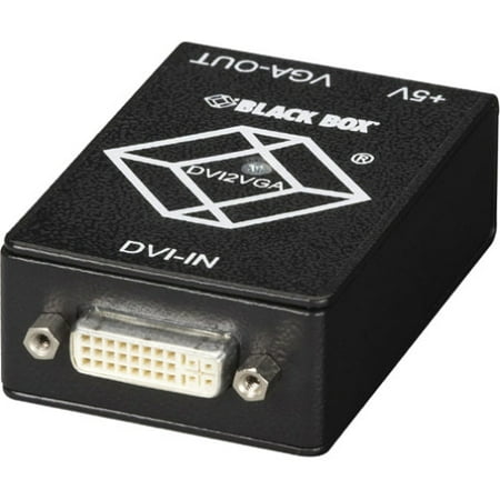 Black Box AC1038A Black Box DVI-D to VGA Converter – Functions: Signal Conversion – VGA – DVI – 1 Pack Black Box AC1038A Black Box DVI-D to VGA Converter – Functions: Signal Conversion – VGA – DVI – 1 Pack