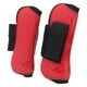 thumbnail image 3 of Botas para tendones de caballo, protectores de menudillo para montar a caballo, carcasa de PU, bota de protección para tendones de caballo, frontal rojo XL, 3 of 5