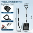 thumbnail image 4 of All-in-One Winter Car Tool | 44" Extendable 5-in-1 Snow Brush, Shovel & Ice Scraper – Stainless Steel, -40°C Resistant, 50Lbs Capacity (Black), 4 of 7