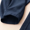 thumbnail image 6 of Women's Wide Leg Linen Balloon Pants Drawstring Elastic Waist Pants with Pleated Pockets Casual Flowy Summer Work Pants Navy, 6 of 9