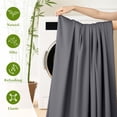 thumbnail image 3 of Baauye Cozy Bamboo Sheets Set, 4-Piece California King Sheet Set with 16" Deep Pockets, Soft and Breathable Bed Sheets, Dark Gray, 3 of 6