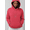 Fire Red, variant on NATURAL WOMAN AFRO - BL Hoodie