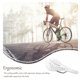 thumbnail image 4 of Soidarity Sillín de bicicleta de plástico Cojín de asiento hueco de enfriamiento ligero ergonómico Ciclismo Weiß, 4 of 6
