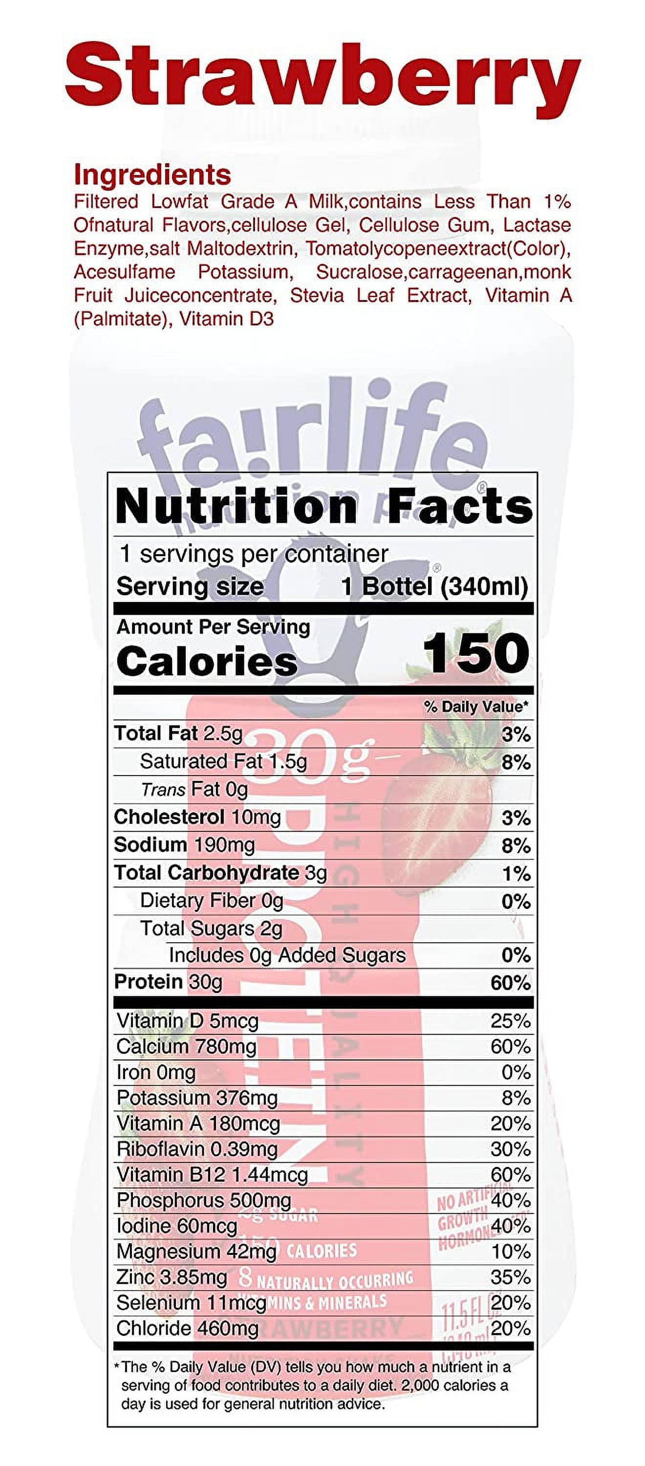 Fairlife Protein Shakes Variety Pack | Nutrition Plan | High Protein | Sampler | Chocolate, Vanilla, Strawberry, and Salted Caramel Shake Flavor Variety | 12 Pack - 11.5 oz Each Bottle |