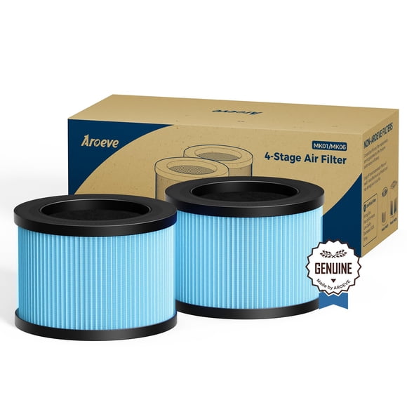 Filtro de aire de repuesto AROEVE MK01 y MK06 4 en 1, paquete de 2