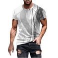 thumbnail image 1 of Camisetas de Manga Larga para Hombres Imprimir Casual Cuello Redondo Camiseta de Manga Corta, Camisetas de Manga Larga para Hombres Algodón, 1 of 5