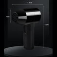 thumbnail image 6 of Quiet Wireless USB Charging Hair Dryer, Portable Hair Dryer for Artists, Compact Rechargeable Hair Dryer, Lightweight Travel-Friendly Hair Dryer for Quick Drying, Home & Travel Use, 6 of 6
