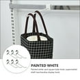 thumbnail image 4 of 6PCS Square Tube Hook Supermarket Shelf Goods Display Hook (White 5.7mm Thick), 4 of 6