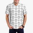 thumbnail image 2 of Balery Hand Drawn Turtle Printed Men’s Short Sleeve Polo Shirt, Midweight Men's Shirt,Golf Polo shirts -Large, 2 of 8