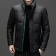 thumbnail image 3 of Chaqueta de plumón ultraligera corta con cuello alto para hombre, ropa de diseñador para hombre, chaqueta de invierno 2024 con relleno de plumón de pato para hombre, abrigo para hombre, 3 of 5