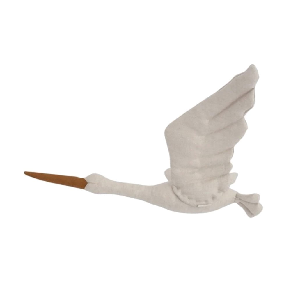 LEEYNEER Baby Swan Doll  Swan Wall Decor Ceiling Hanging Swan Soft Stuffed Toy for Kids Room Crib Mobile Nursery Room Decor