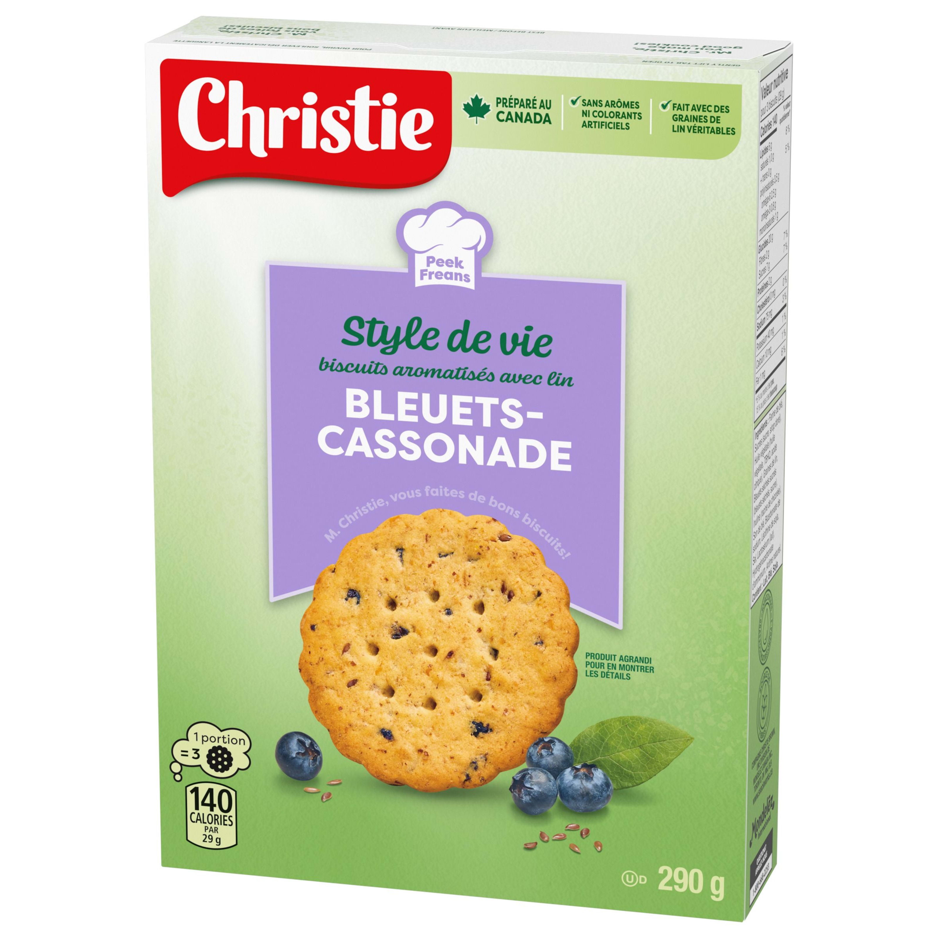 Peek Freans Lifestyle Blueberry Brown Sugar Cookies, Biscuit, 290 g