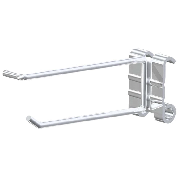 Siffron 6 In. Metal 1-Piece Curl Back Crossbar Peg Hook 7144301000