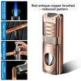 thumbnail image 2 of Ikohbadg Rechargeable Torch Lighter, 4-in-1 Portable Direct-Flame Lighter with Three Powerful Flames for Cigar, Candle, and Other Lighting Needs, Durable Metal Design, 2 of 5