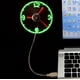 thumbnail image 3 of Ventilador de reloj USB con función de visualización en tiempo Real, embutidoras de medias para hombres, aparatos navideños, ventilador de reloj con LED de reloj en tiempo Real, 3 of 5