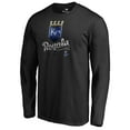 thumbnail image 2 of Men's Black Kansas City Royals Midnight Mascot Long Sleeve T-Shirt, 2 of 3