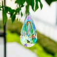 thumbnail image 5 of CEYAZYE 120mm/4.7in Crystal Prism Suncatcher Window Hanging Sun Catchers AB Colored Crystals Faceted Prism Rainbow Maker Pendant, 5 of 16