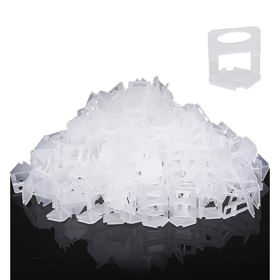 Tile Leveling System 1/8" Spacers Tile Leveler Clips DIY Tile Leveler Spacers 2000 Pcs for Professional Ceramic Tile and Stone Installation