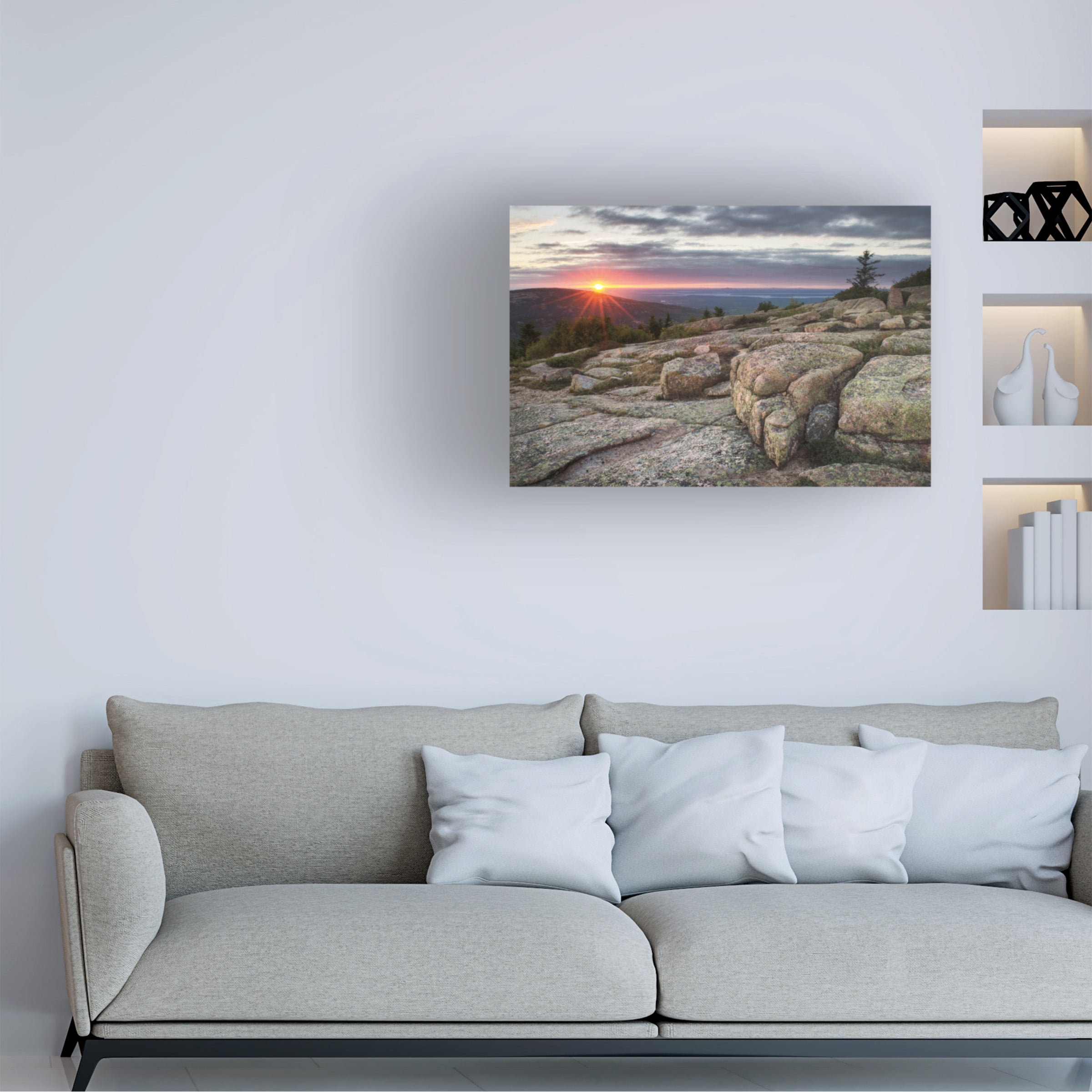 Alan Majchrowicz 'Acadia National Park Sunset' Canvas Art
