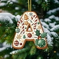 thumbnail image 2 of SDNall Christmas Tree Decorations, Christmas Tree Decoration 2D Acrylic Decoration Letter Pendant with 26 Letters Christmas Hanging Decoration Diy Crafts Christmas Home Decoration, 2 of 5