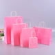thumbnail image 3 of Bolsas de regalo de papel Kraft con asas, 10/20/30/50 unidades, para compras, manualidades, color marrón y blanco, para fiestas, suministros navideños, 3 of 5