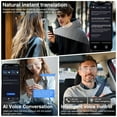 thumbnail image 5 of Tigebraver AI Smart Glasses With Bluetooth 5.3 Audio, 110+ Language Real-Time Translation, Smart Photography & AI Assistant, Polarized & Anti-Blue Light Lenses, Dual Magnetic Charging, 5 of 15