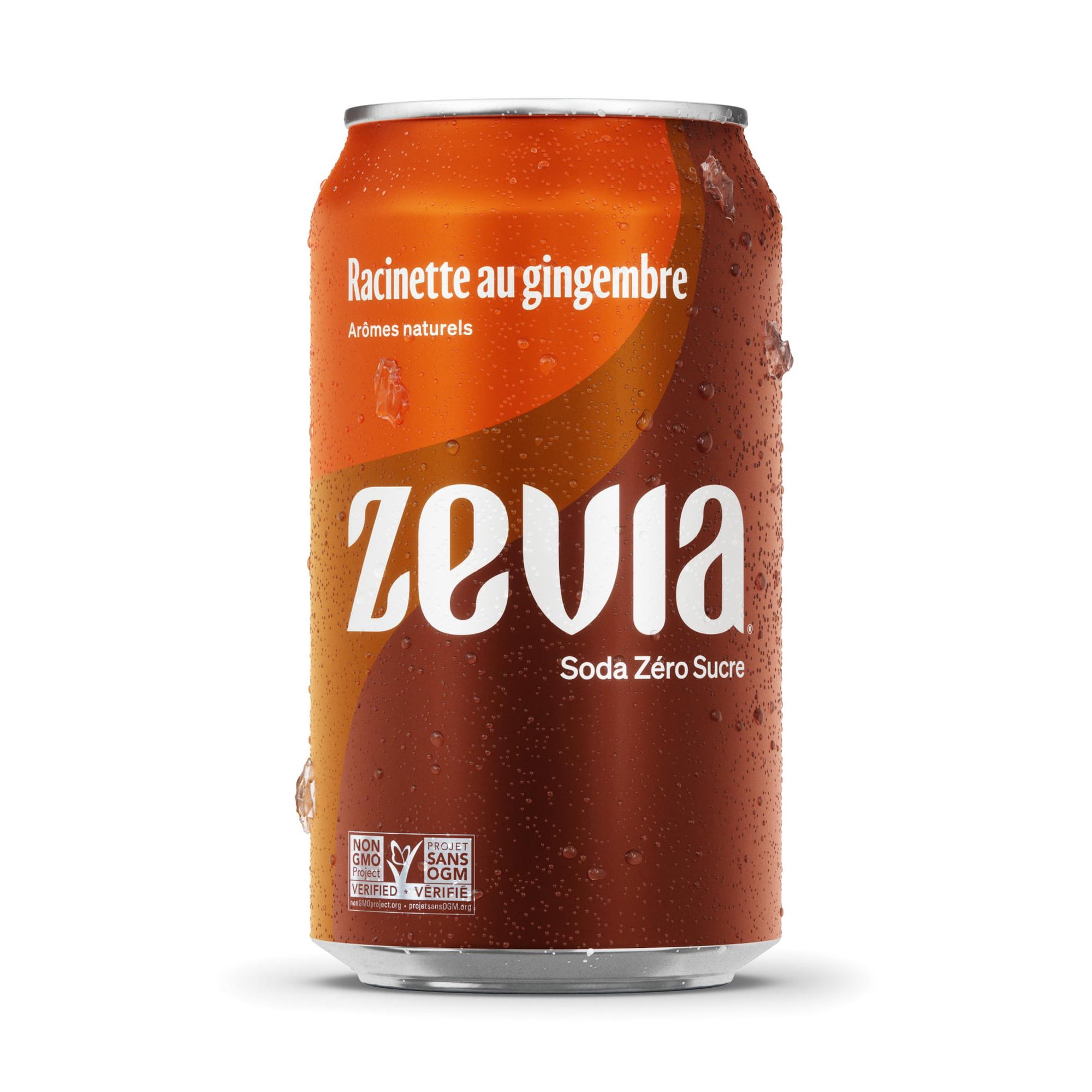 Zevia Ginger Root Beer, 355 ml, 6 pack cans, Ginger Root Beer 6 x 355 mL