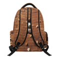 thumbnail image 2 of Chririnla Soccer Brick Wall Print Zaino per ragazze with Breathable Lightweight School Bag, Comfortable 17 Inch Multi-pocket Bookbag for Travel Elementary School Back to School, 2 of 10