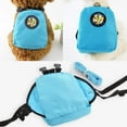 thumbnail image 5 of New pet backpack, puppy travel backpack with lanyard, large blue, 5 of 5