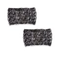 thumbnail image 1 of Qarigey Diadema de invierno para mujer, orejeras anchas de ganchillo tejidas a prueba de viento, suministros de Motor, accesorios de Accesorio para el cabello Negro+Blanco, 1 of 6