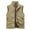 Khaki, variant on BADHUB Men's Fishing Vests Big and Tall Summer Outdoor Lightweight Work Multiple Pockets Travel Sleeveless Jacket with Lining Mesh Black XXXL